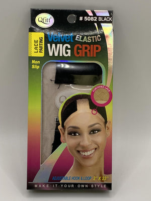 QFITT VELVET ELASTIC LACE PARTING WIG GRIP
