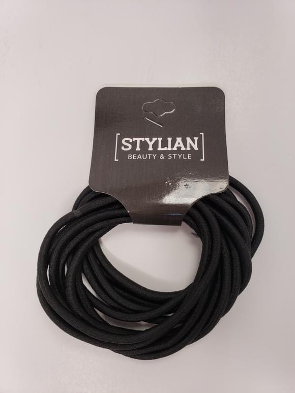 STYLIAN BEAUTY & STYLE PONYTAIL HOLDER 12CT #61051-1 BLK