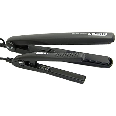 TYCHE 1" BLACK PLUS + CERAMIC FLAT IRON