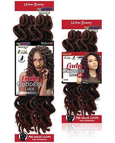 URBAN BEAUTY SYN CROCHET LADY GODDESS LOCS 18"-1B/27