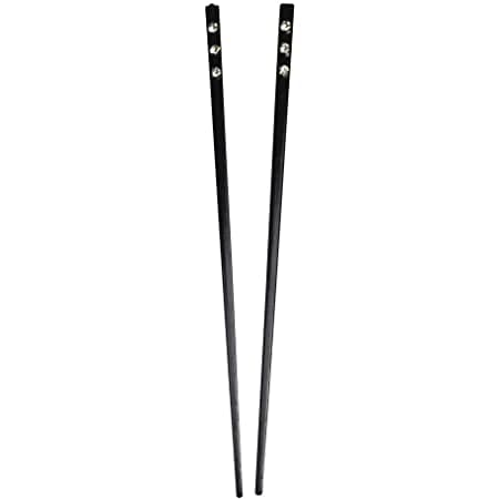 PASTEL CHOPSTICKS BLK 2-PK