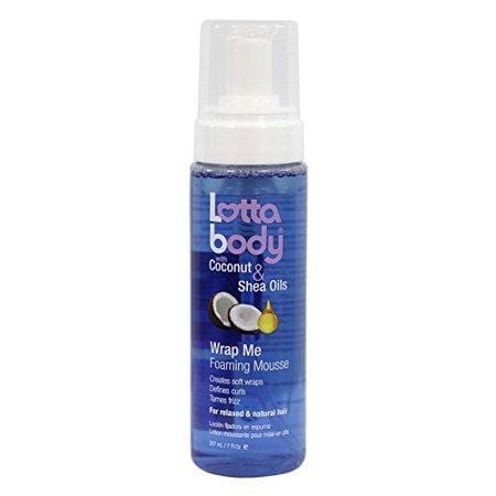 LOTTABODY COCONUT & SHEA OIL WRAP ME FOAMING MOUSSE 7fl.oz.