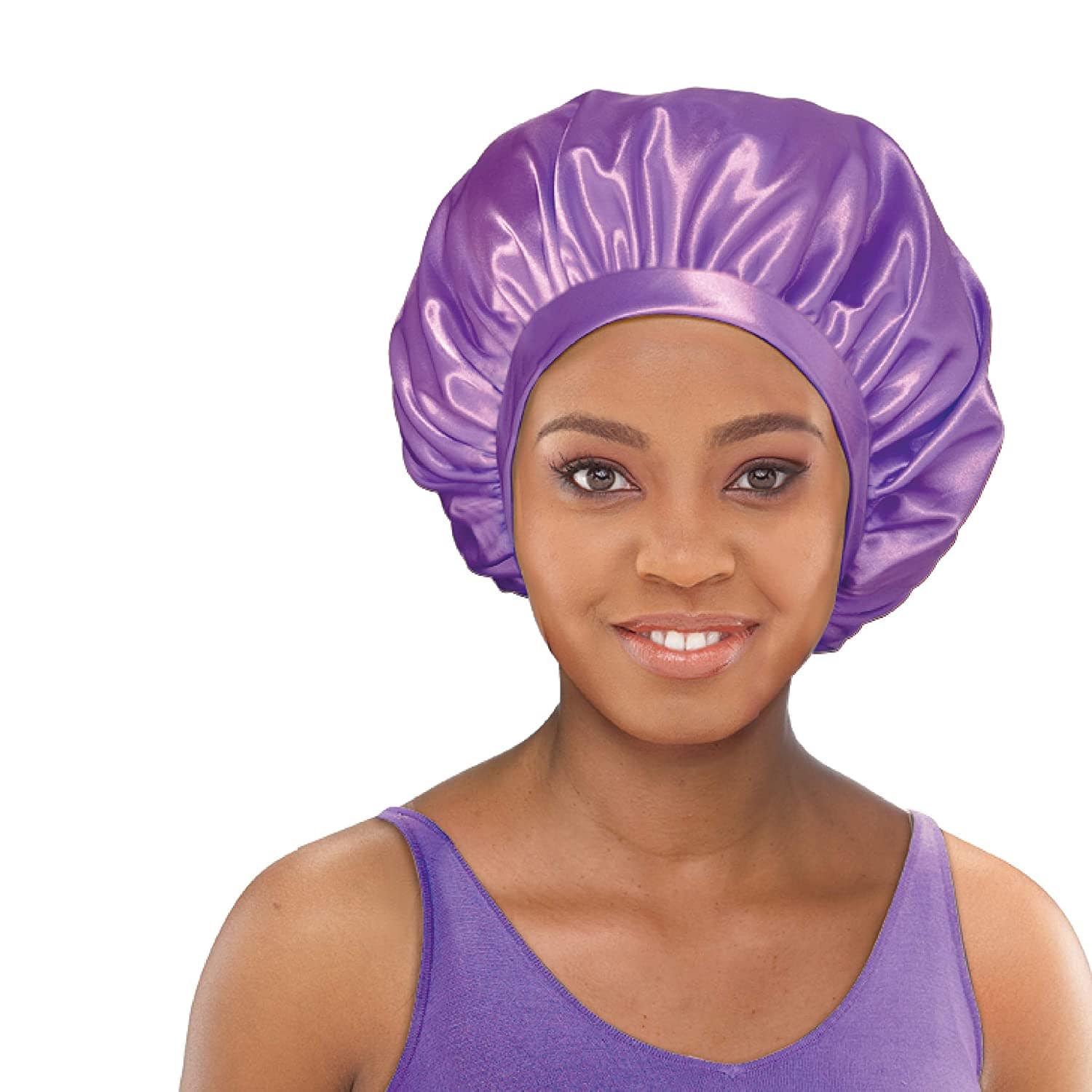 STAYON CAP SATIN EDGE BONNET_X-LARGE