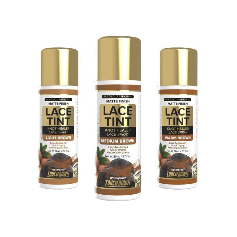 TOUCHDOWN MAGIC TANNING MATTE FINISH KNOT HEALING LACE TINT SPRAY 2.7 oz.
