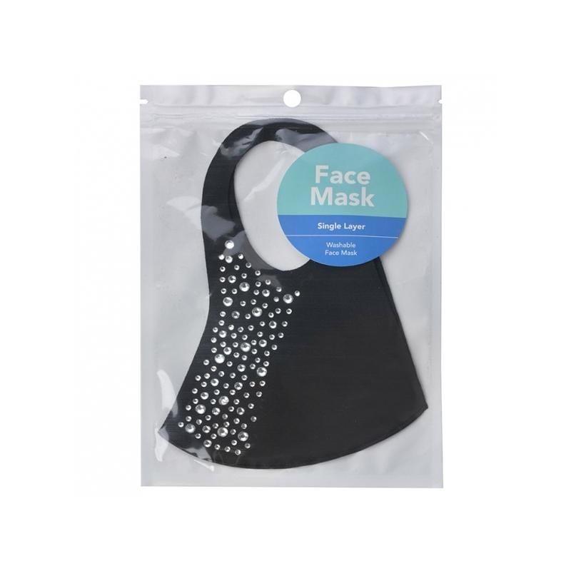 FASHION MASK W/CLR STONES
