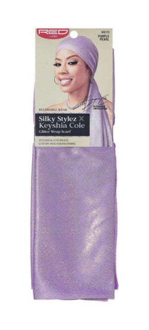 SILKY STYLEZ KEYSHIA COLE GLITTER WRAP SCARF