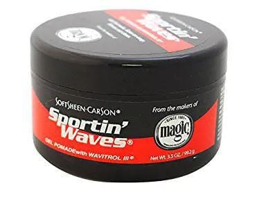 SPORTIN' WAVES GEL POMADE WITH WAVITROL III 3.5oz.