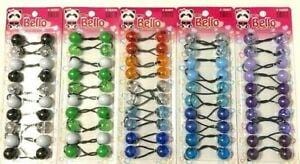 BELLO PONYTAIL HAIR BALLS RED/WHT/PNK #16325