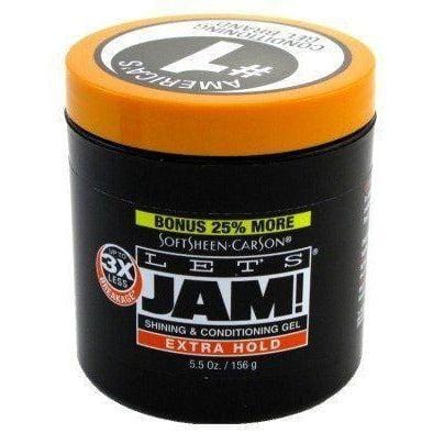 LET'S JAM CONDITION & SHINE GEL EXTRA HOLD BONUS 25% MORE 5.5 oz.
