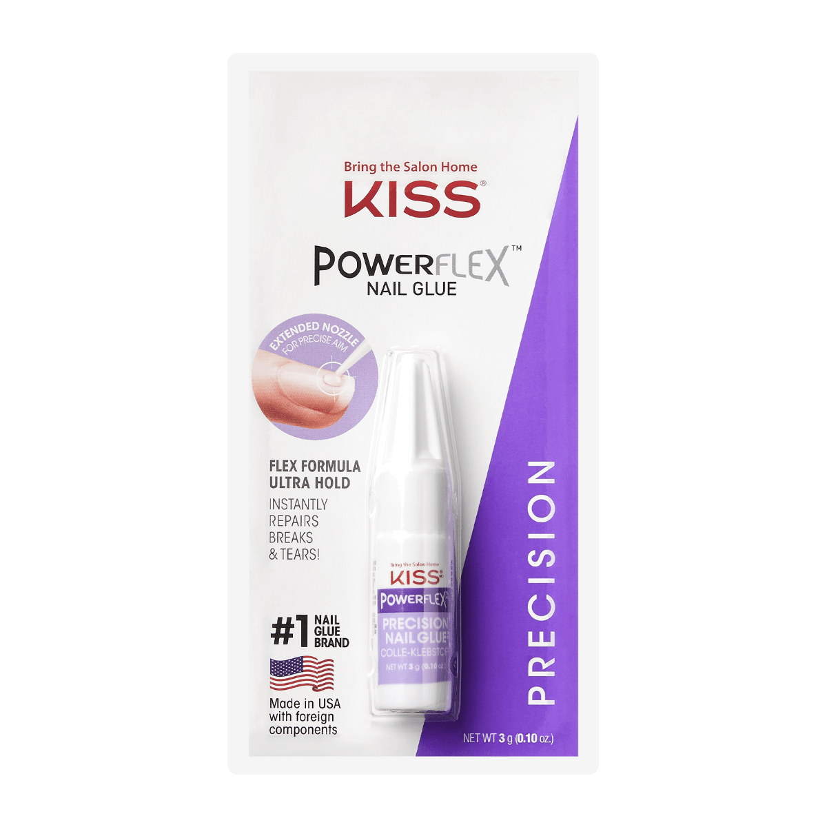 KISS POWERFLEX NAIL GLUE PRECISION #BGL311