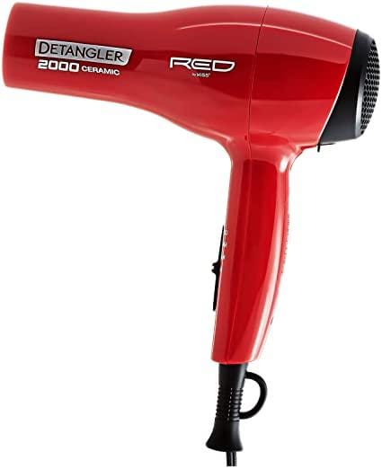RED BY KISS DETANGLER 2000 CERAMIC W/3 BONUS ATTACHMENTS