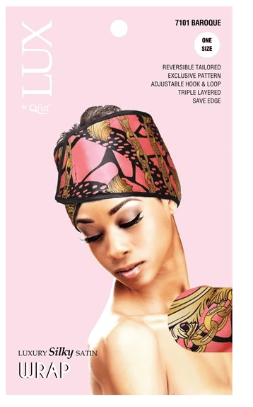 LUX LUXURY SILKY SATIN WRAP AFRO ASST #7101