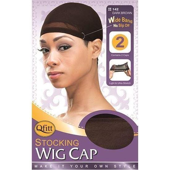 QFITT WIG CAP #142 DARK BROWN