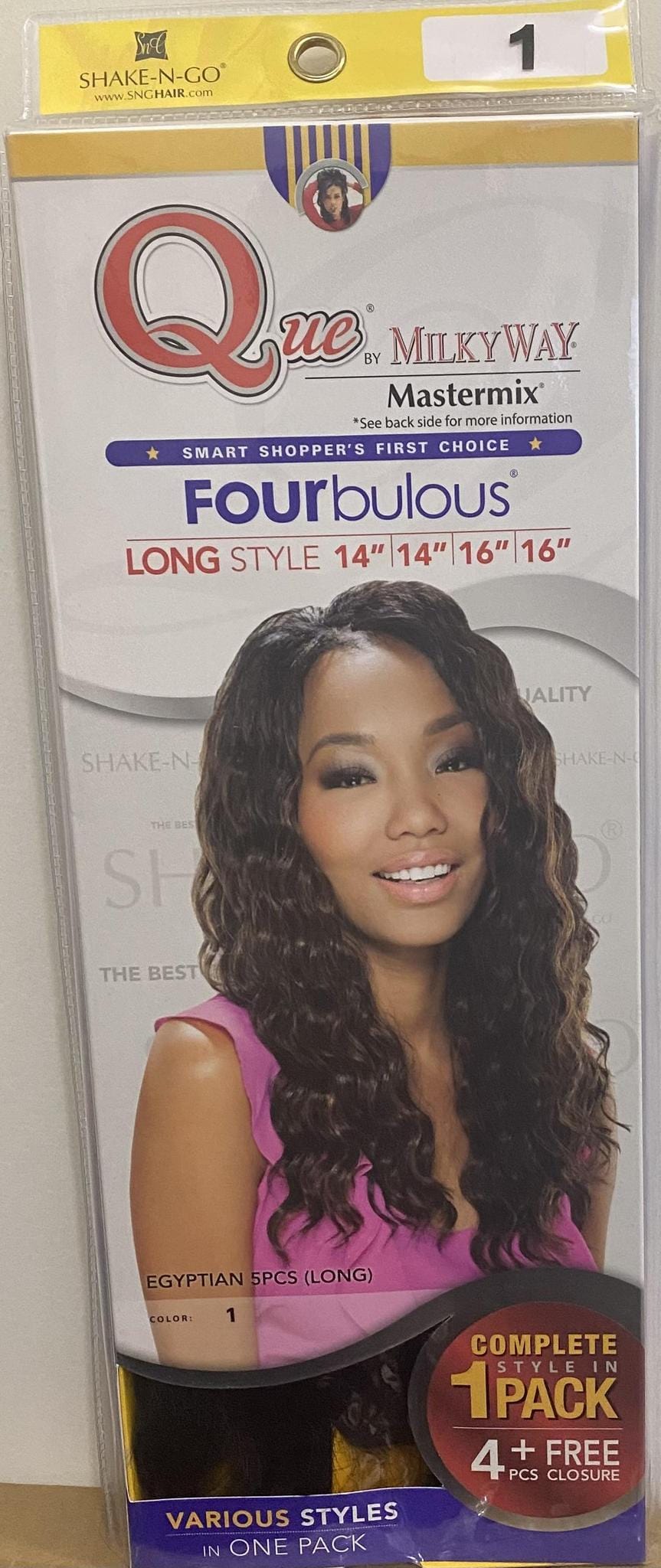 Shake -N-Go Milkway Mastermix Fourbulous Long Style- Color 1