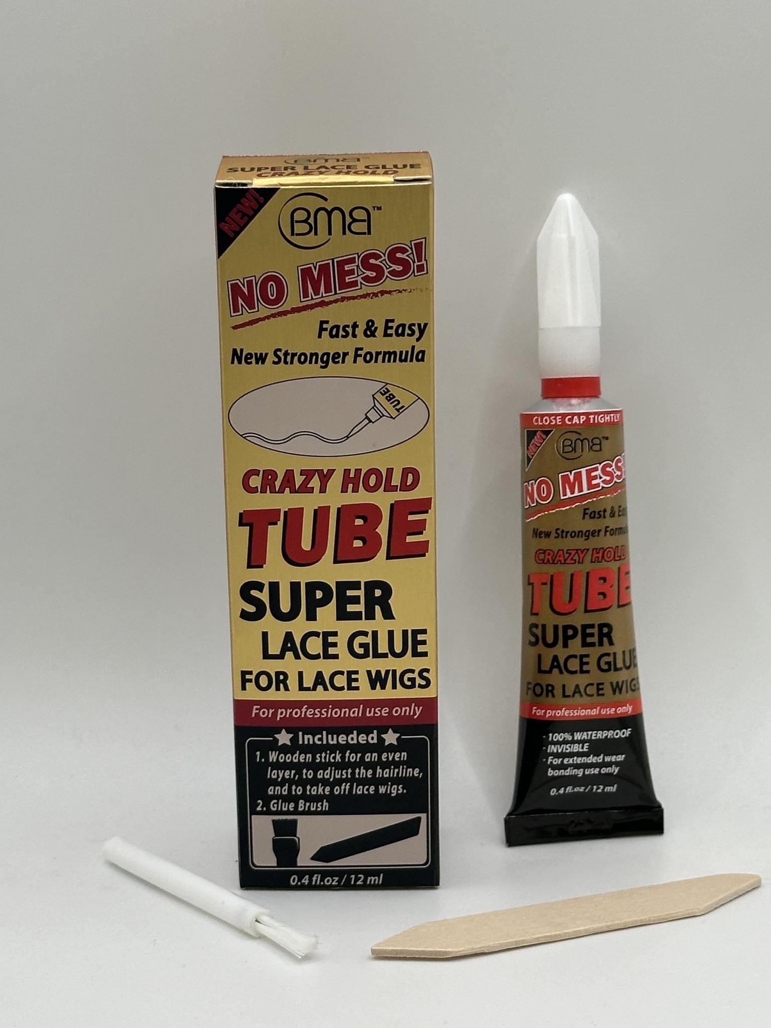 BMB CRAZY HOLD TUBE SUPER LACE GLUE FOR LACE WIGS 0.4fl.oz/12ml