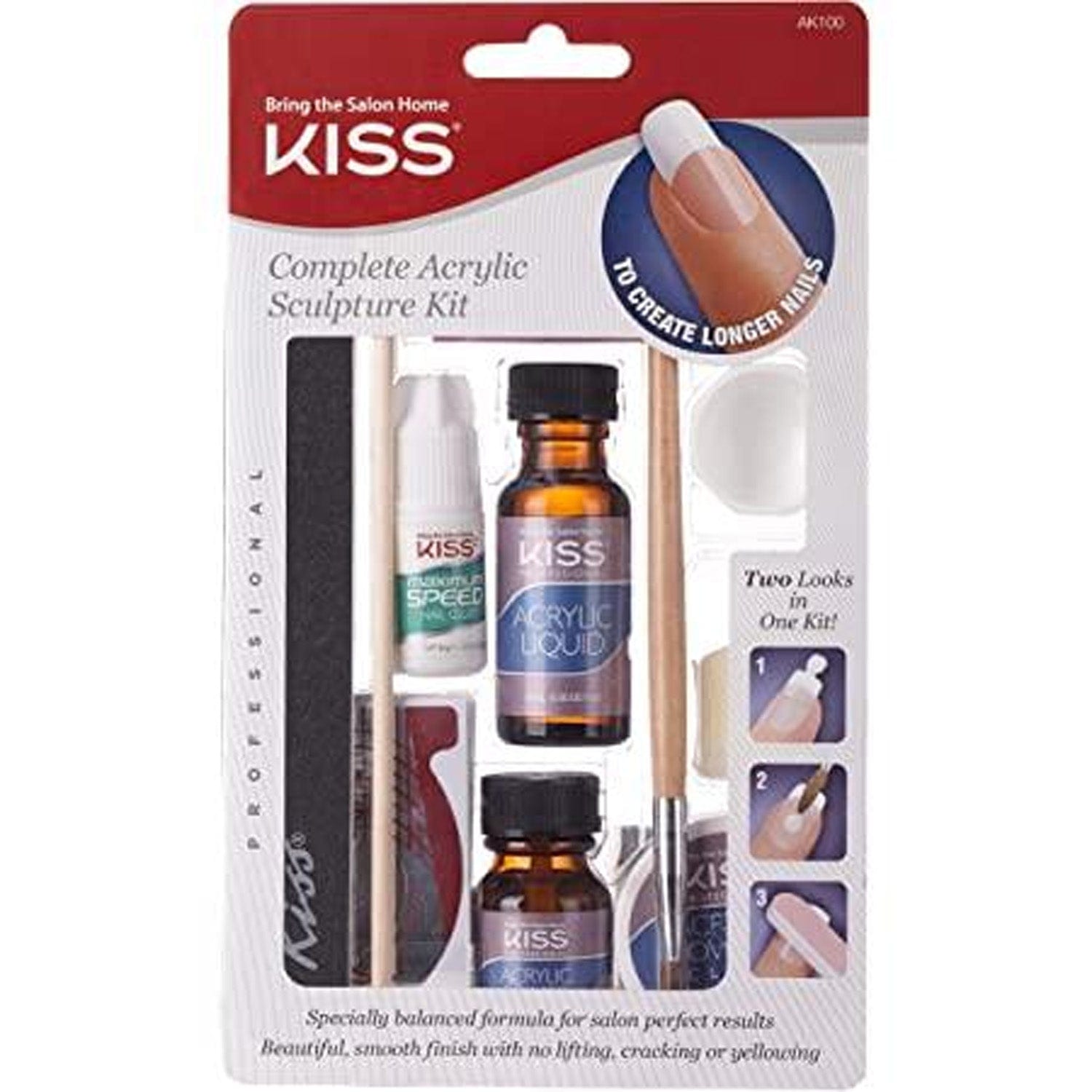 KISS COMPLETE ACRYLIC SCULPTURE KIT #AK100