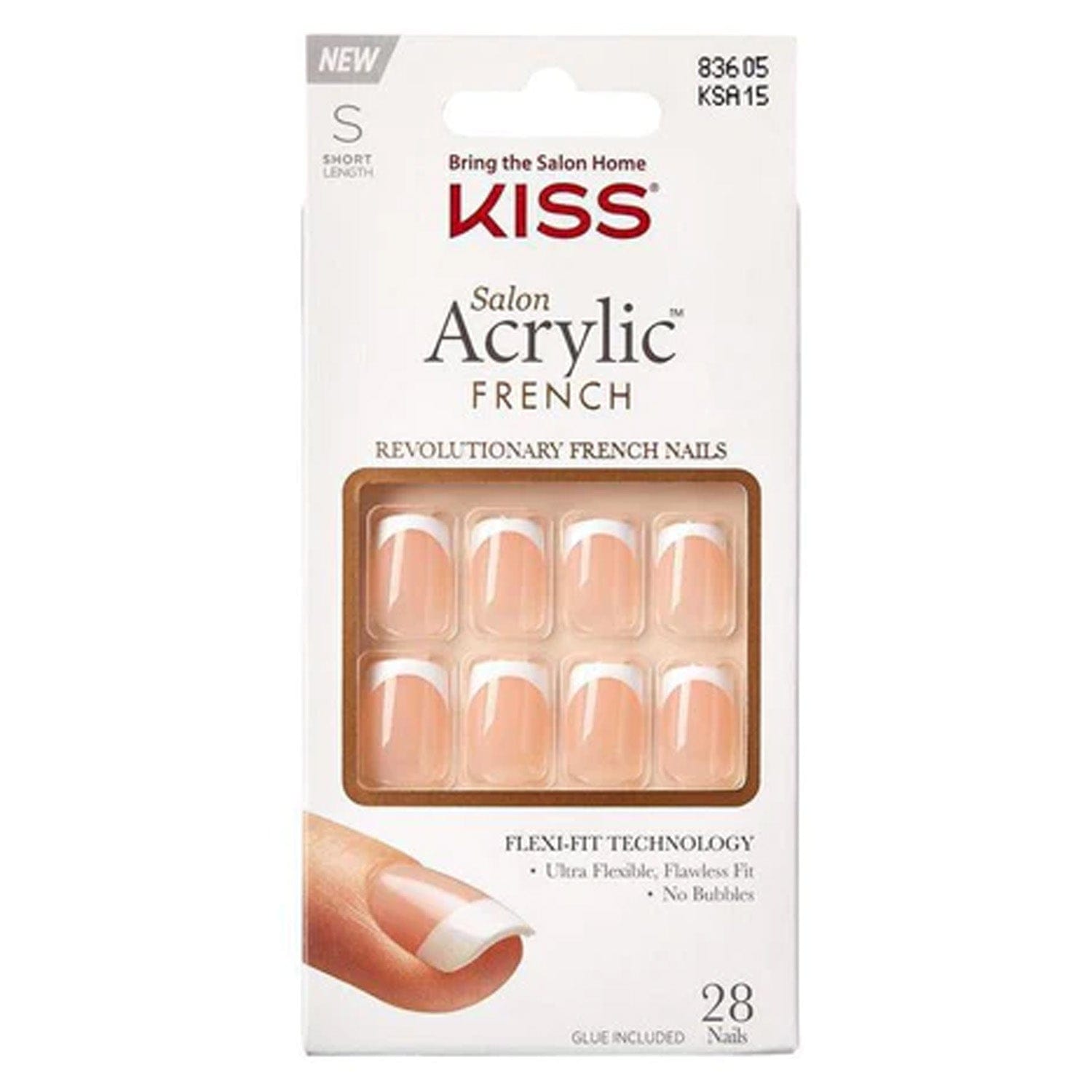 KISS SALON ACRYLIC FRENCH NAILS KSA15