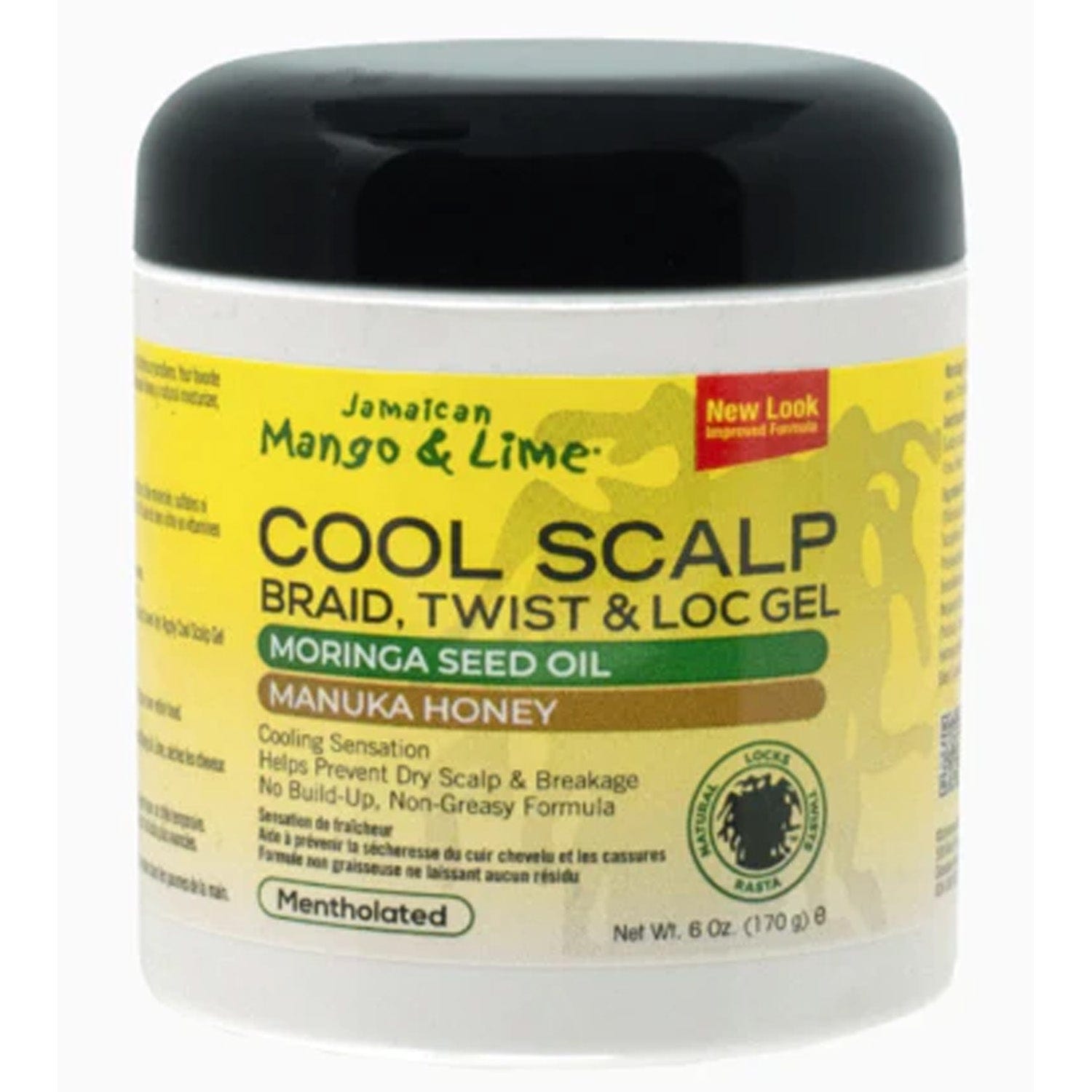 JAMAICAN MANGO & LIME COOL SCALP BRAID, TWIST & LOC GEL 6oz.