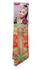 RED BY KISS SUPER SLEEK EDGE LAYING SCARF 60"X4" HQ118