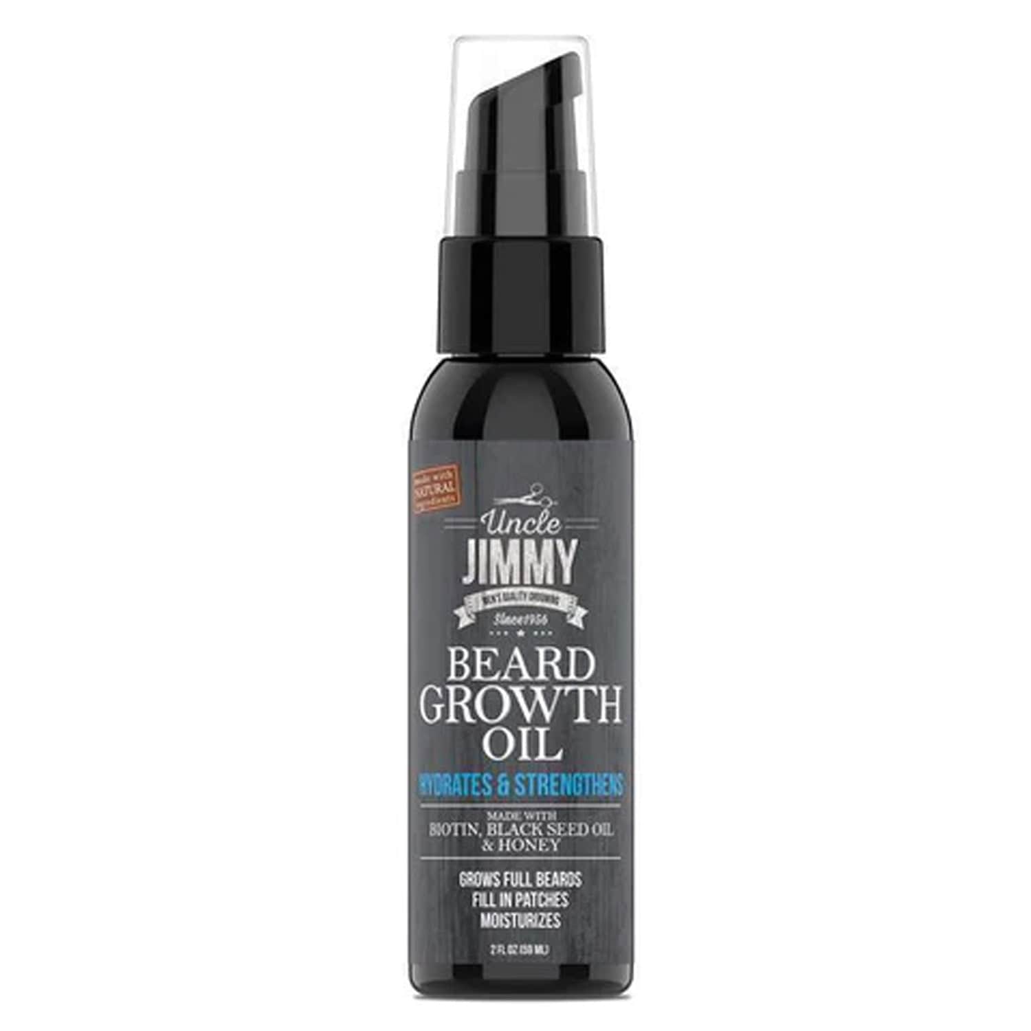 UNCLE JIMMY BEARD GROWTH OIL 2oz.