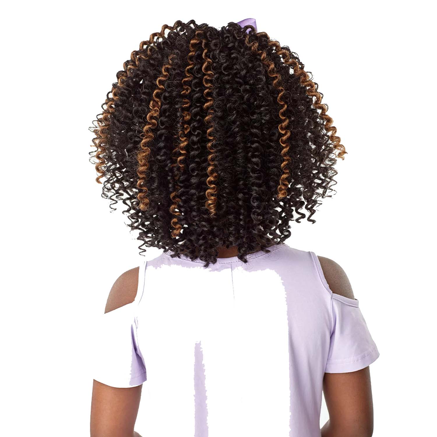 SENSATIONNEL FULLY-FOLDED KIDS 2X LULU MINI BUBBLE CURL 10"