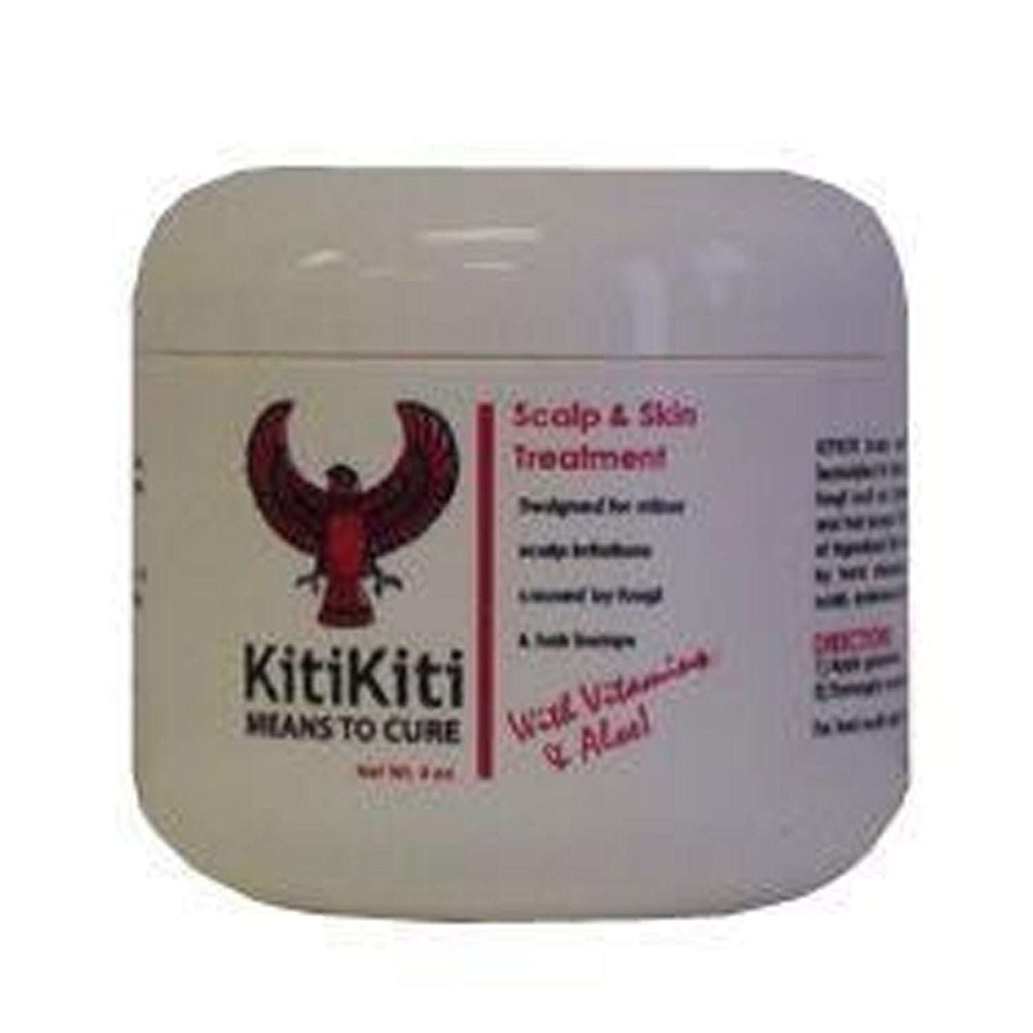 KITI KITI MAXIMUM STRENGTH W/VITAMINS & ALOE SCALP AND SKIN GREASE TREATMENT 1oz.
