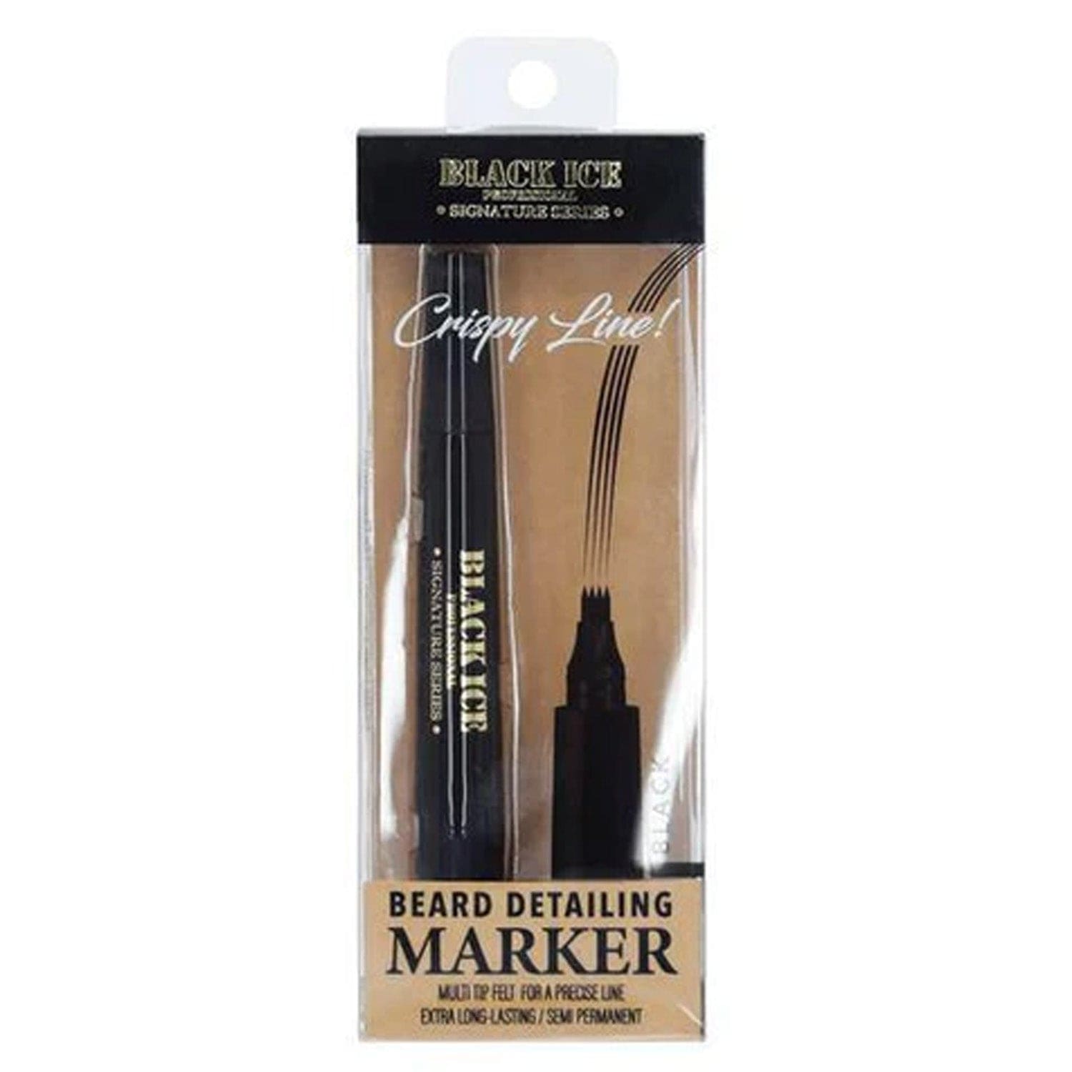 BLACK ICE PROFESSIONAL SIGNATURE SERIES BEARD DETAILING MARKER- BLACK