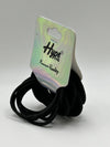 HYPE FIVE BLACK ELASTIC HAIR BANDS-ASST SIZES
