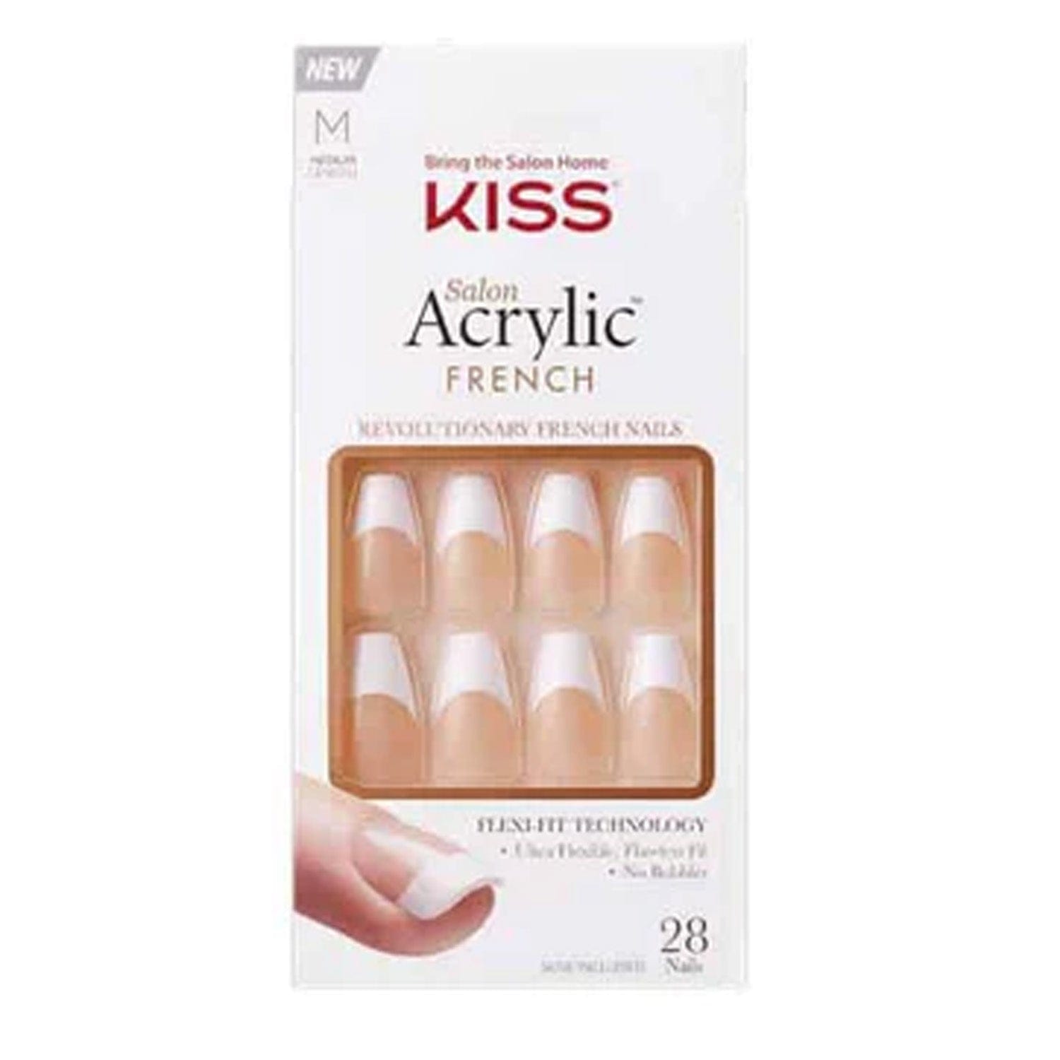 KISS SALON ACRYLIC FRENCH #KSA16