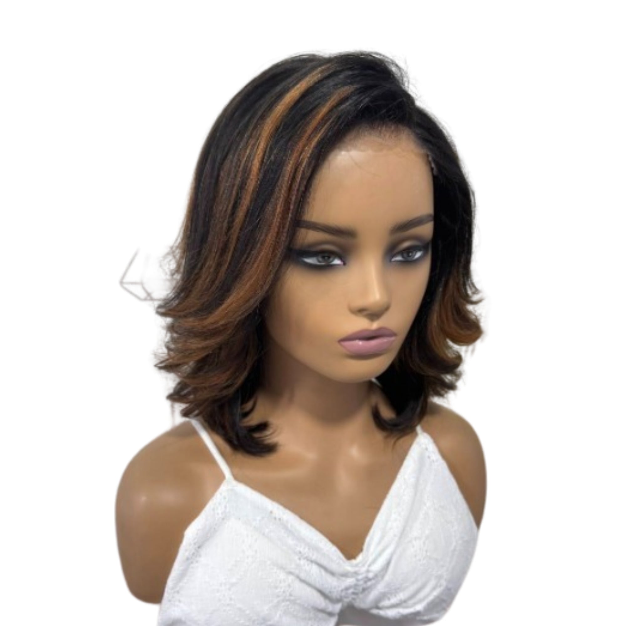 Transparent Curly Wig - 12"