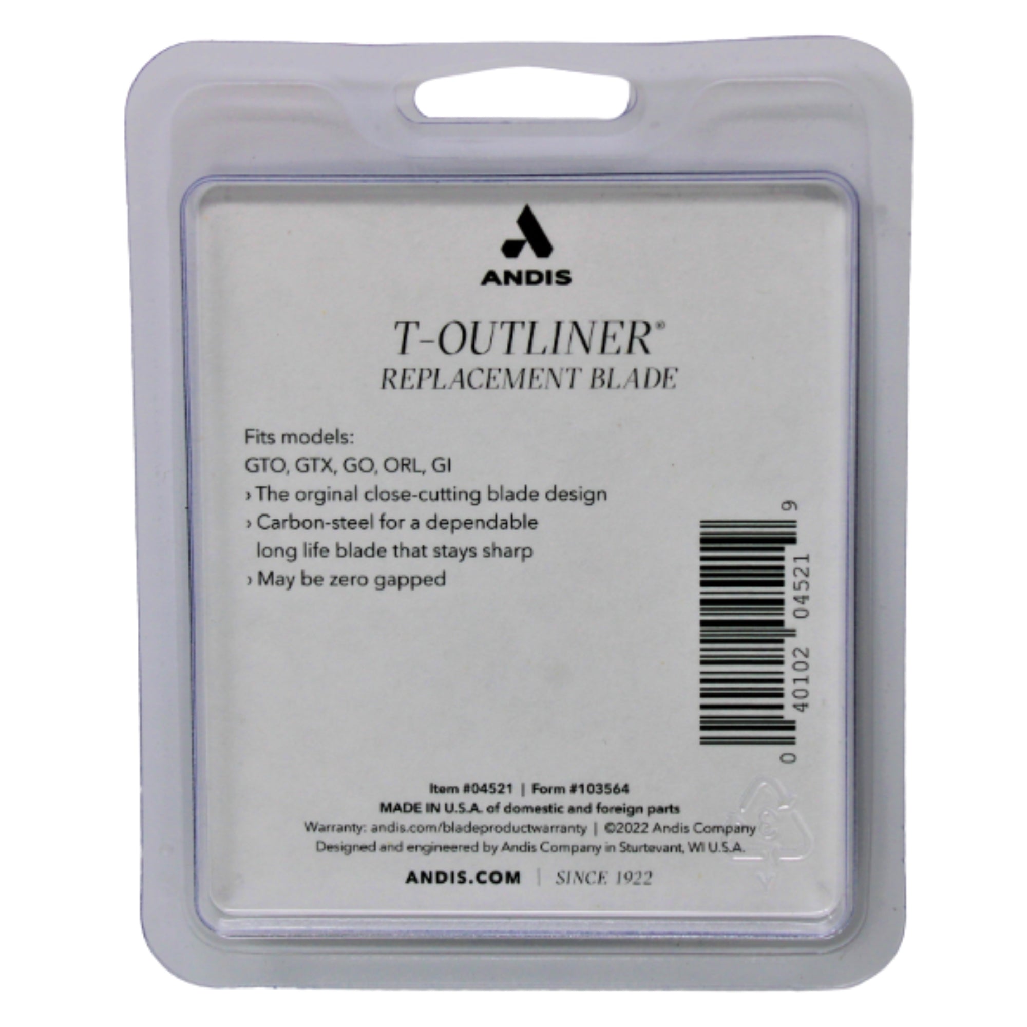 Andis T-Outliner Blade | Beauty Supply