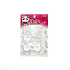 BELLO COLLECTION CLEAR & WHITE SUNFLOWER BARRETTE #20020