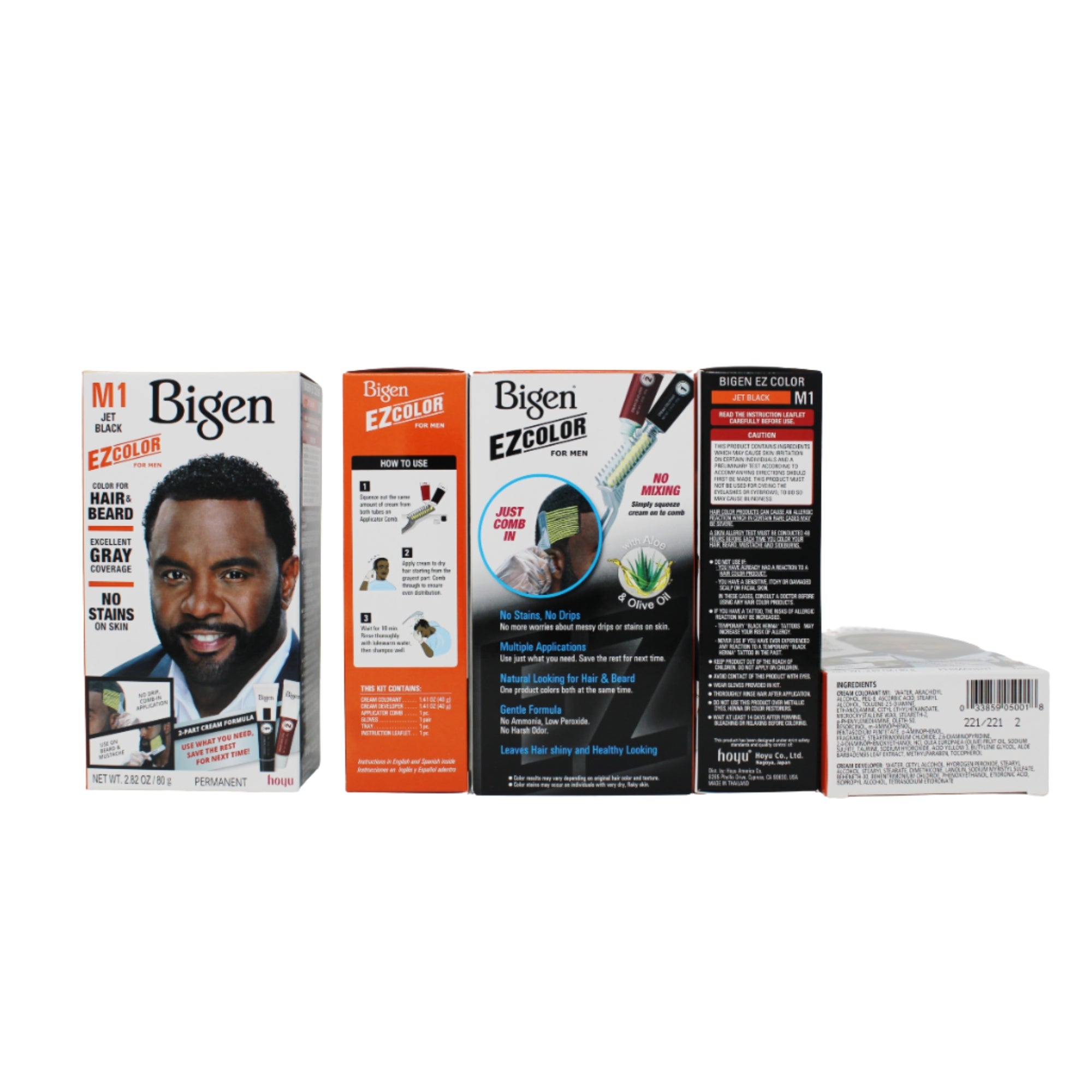 Bigen Ez Color Men M1 Jet Black | Beauty Supply