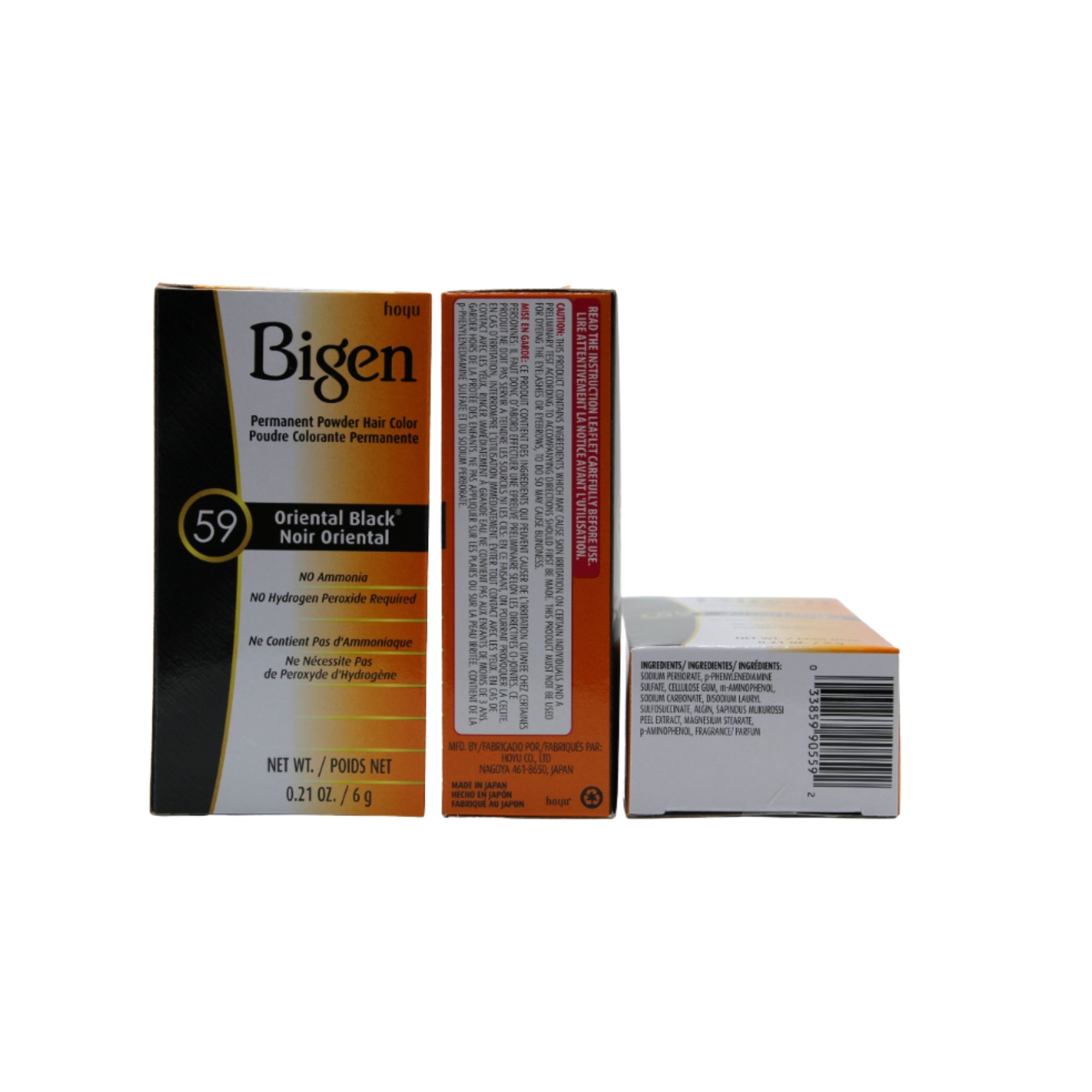 Bigen Hair Color 59 Oriental Black | Beauty Supply