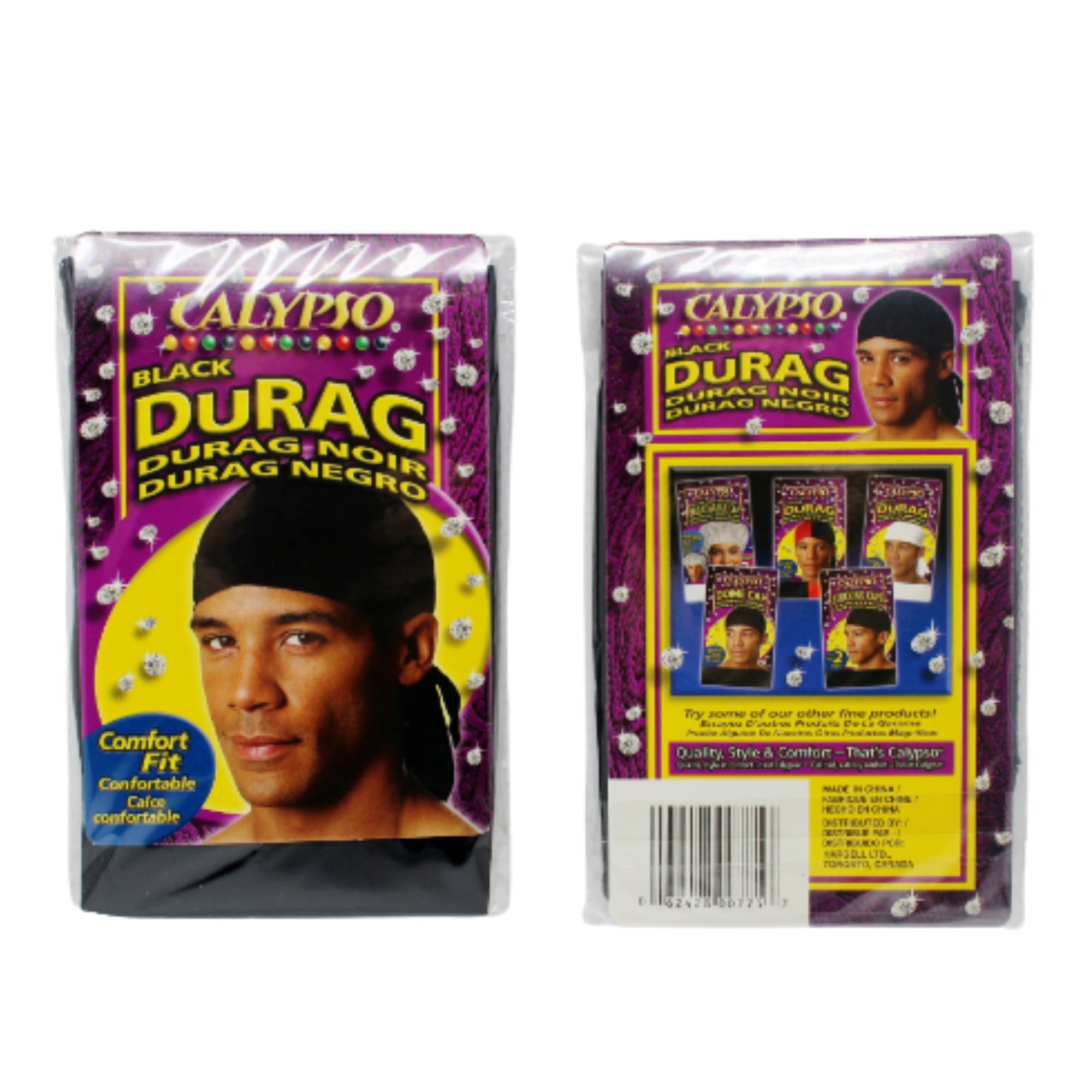 Calypso Black Durag Men- Boys | Beauty Supply