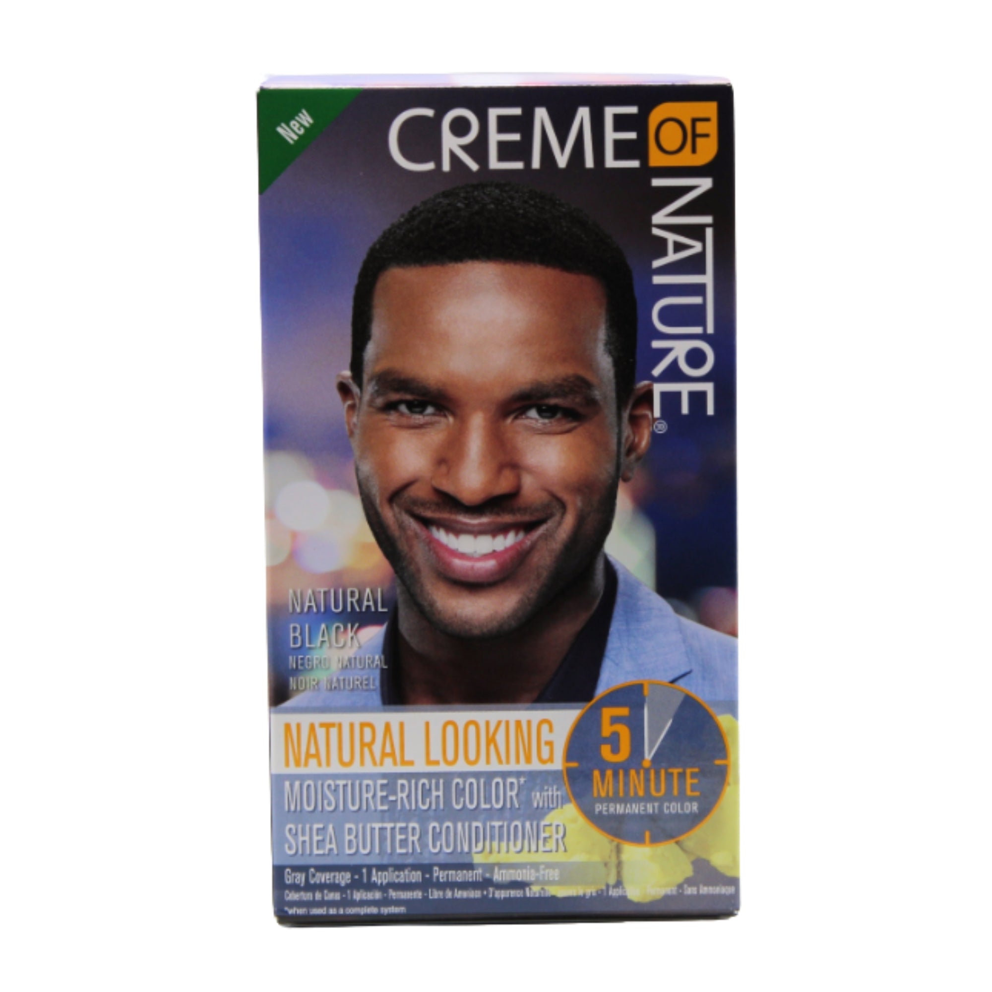 Creme of Nature Men Haircolor Nat Black | Beauty Supply