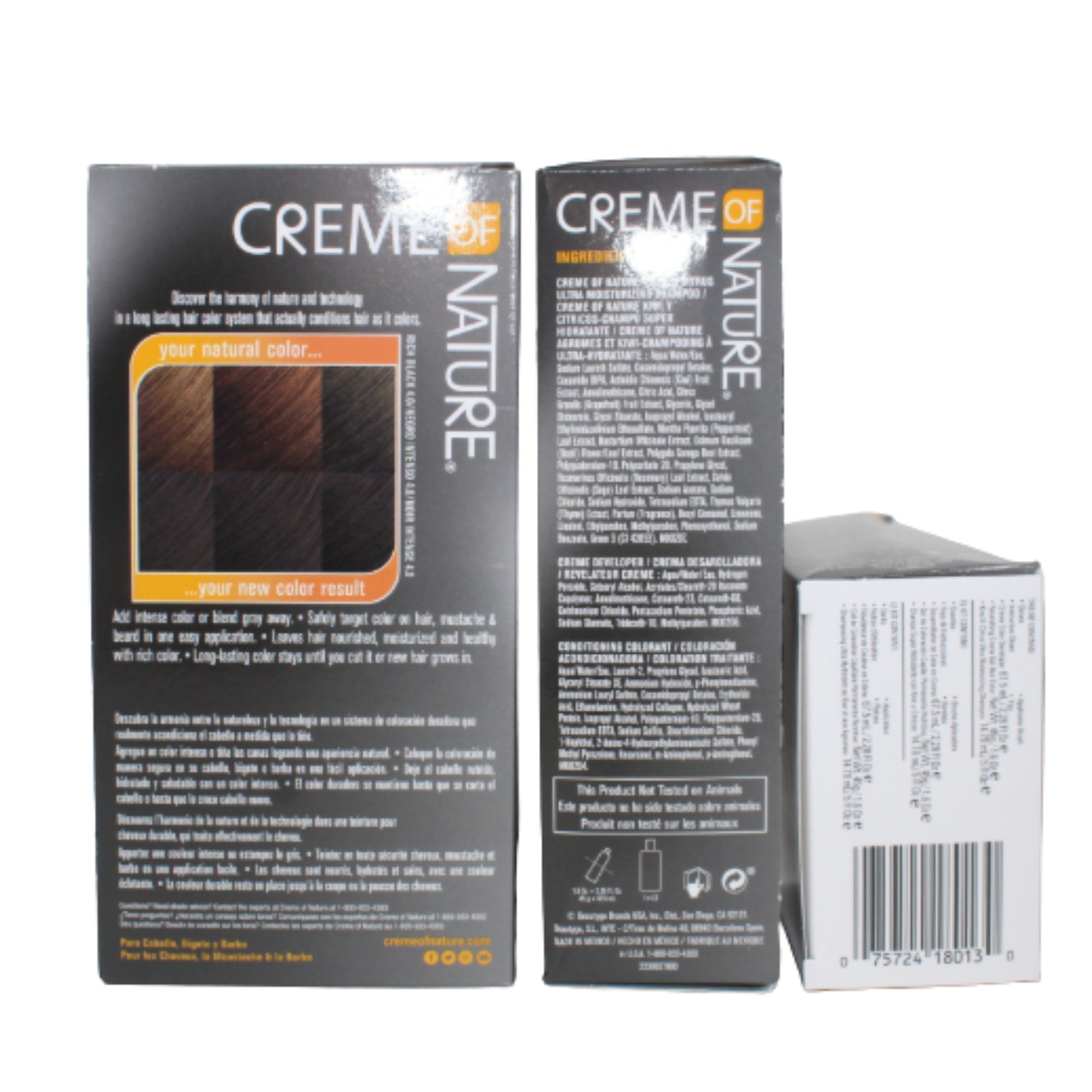 Creme of Nature Men Mustache & Beard Rich Black | Beauty Supply