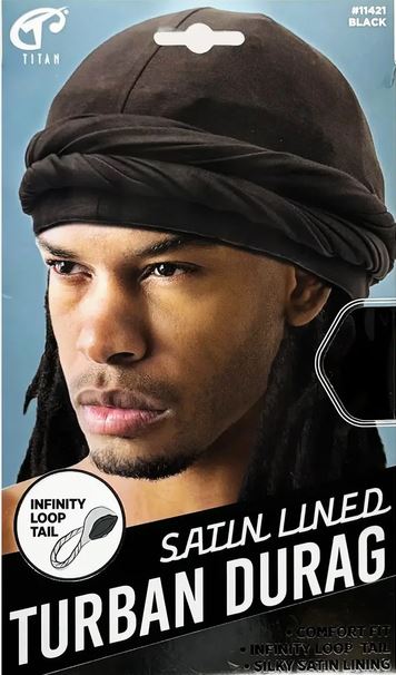 Titan Satin Lined Turban Durag
