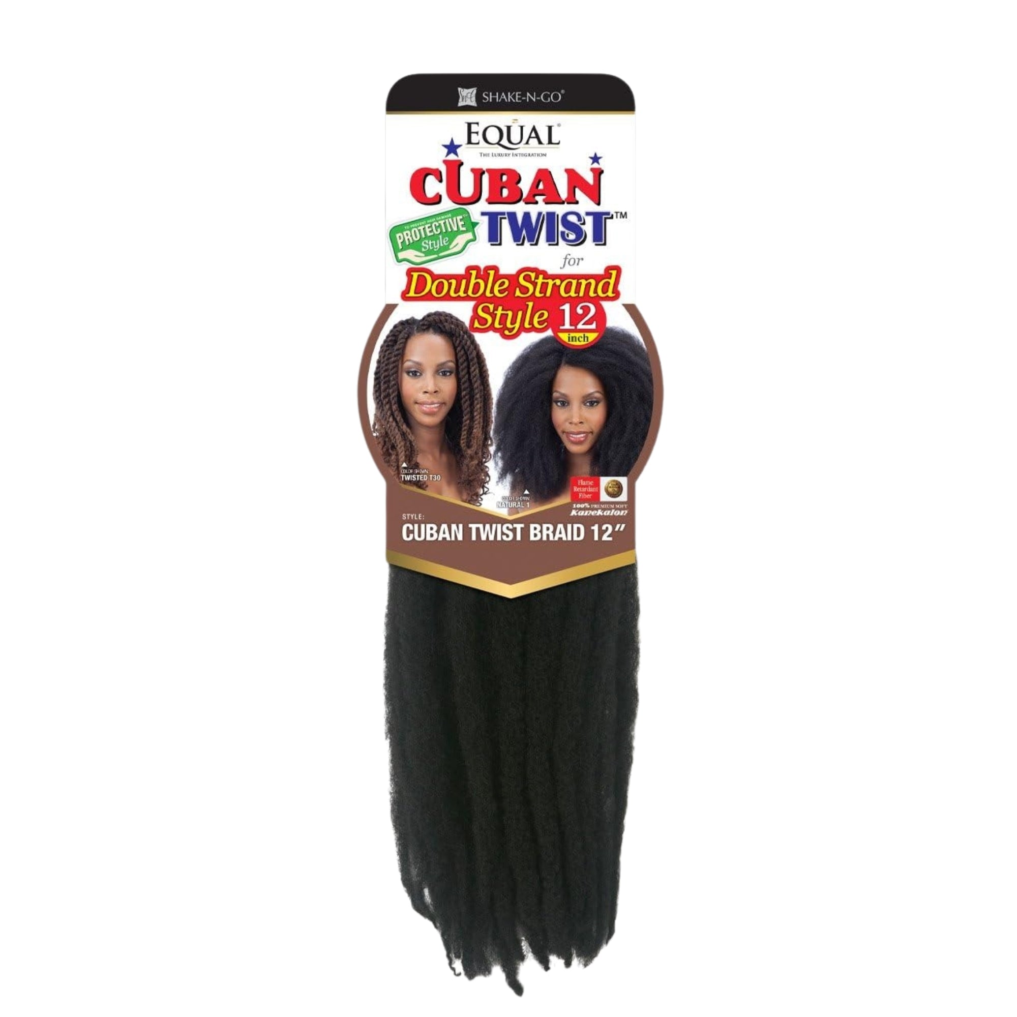 Coily Textured Cuban Twist Braiding Hair – 12"