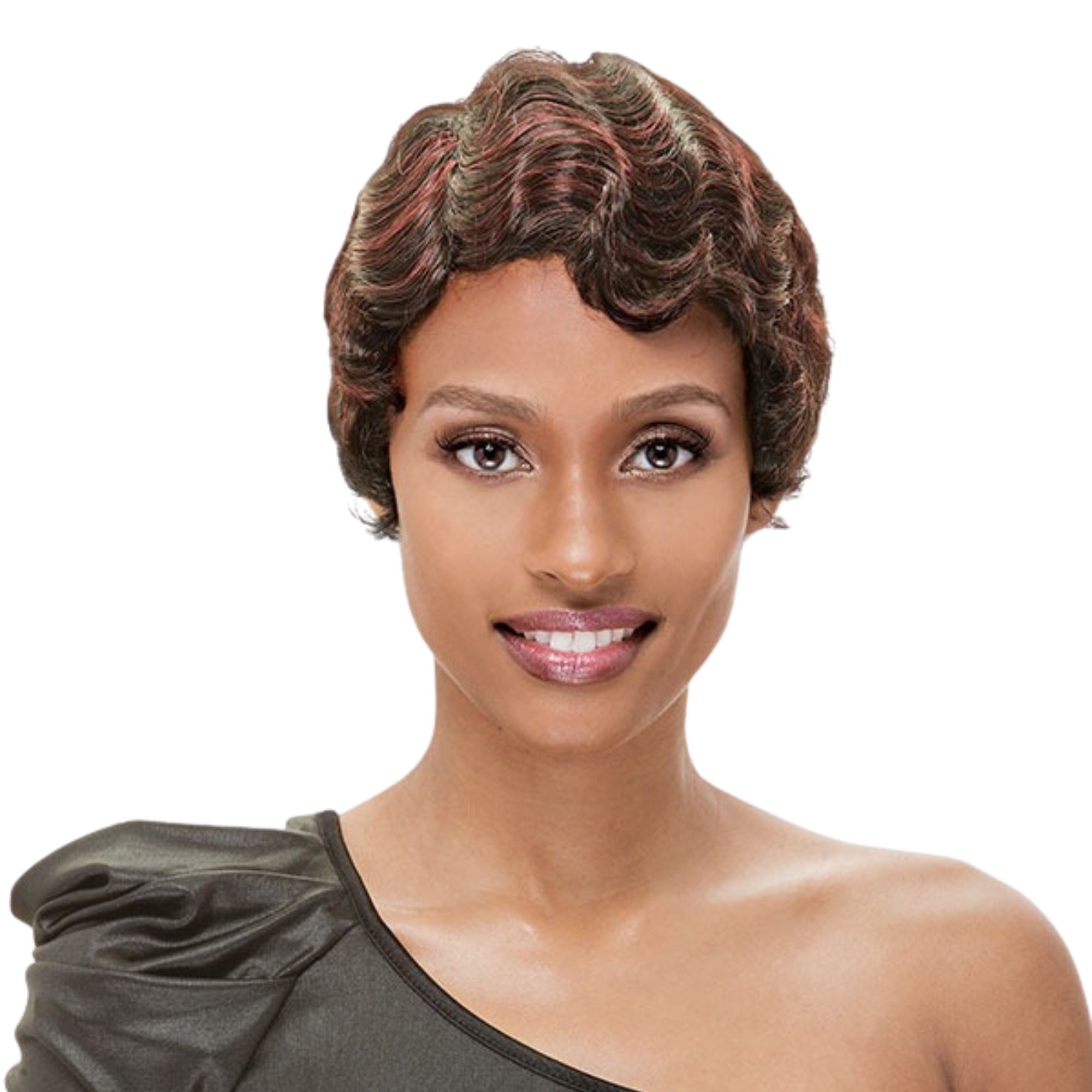 Curled Bump Pixie Full Wig – 6"