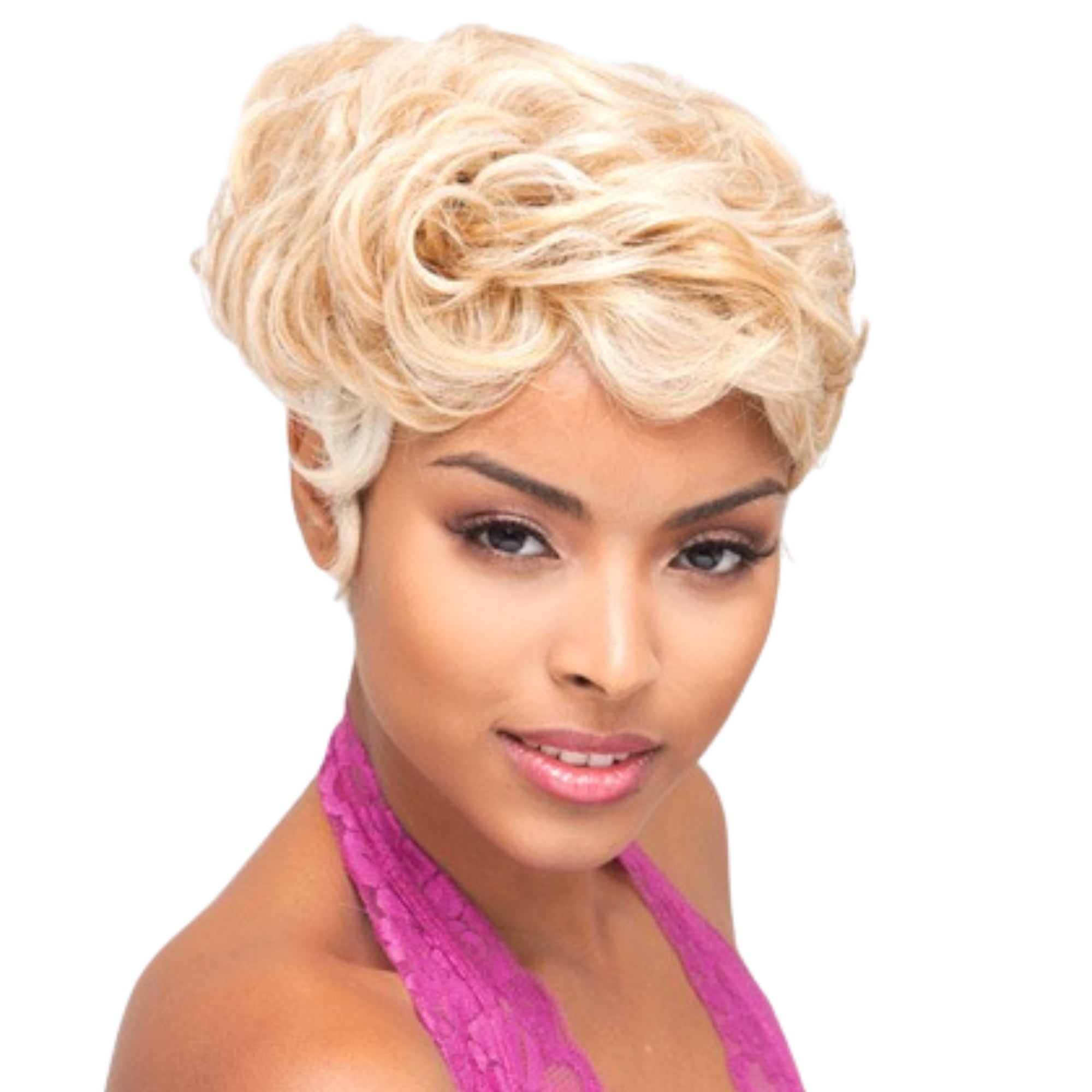 Curled Bump Short Pixie Weave Hair – 5"