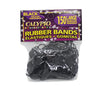 Calypso Black Rubber Bands Large 150 ct