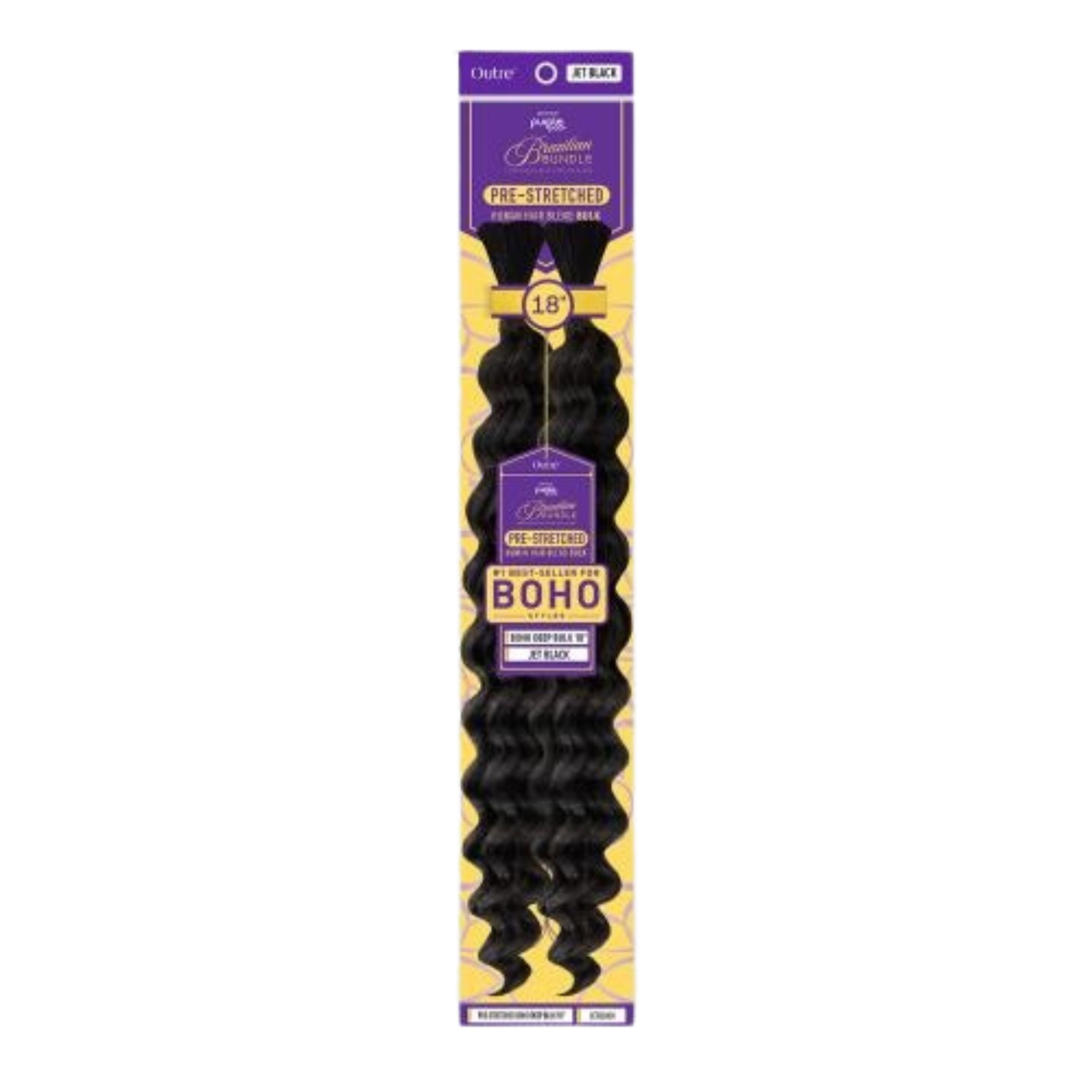 Deep Wave Bulk Braiding Hair – 18"