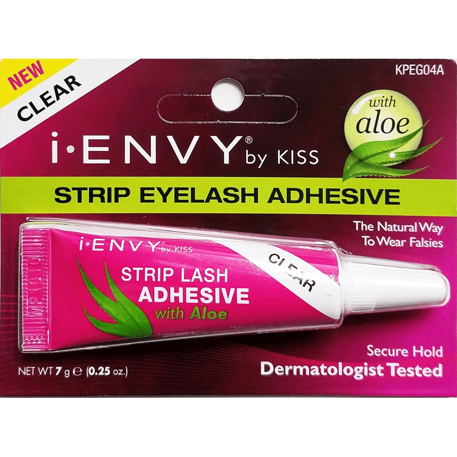 I-ENVY CLEAR STRIP EYELASH ADHESIVE W/ALOE 0.25 oz.