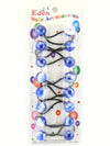 EDEN TWINBALL HAIR PONYTAIL HOLDERS #LB20B6