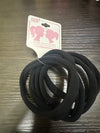 Eden Circular Black Hair Bands 5ct #64271