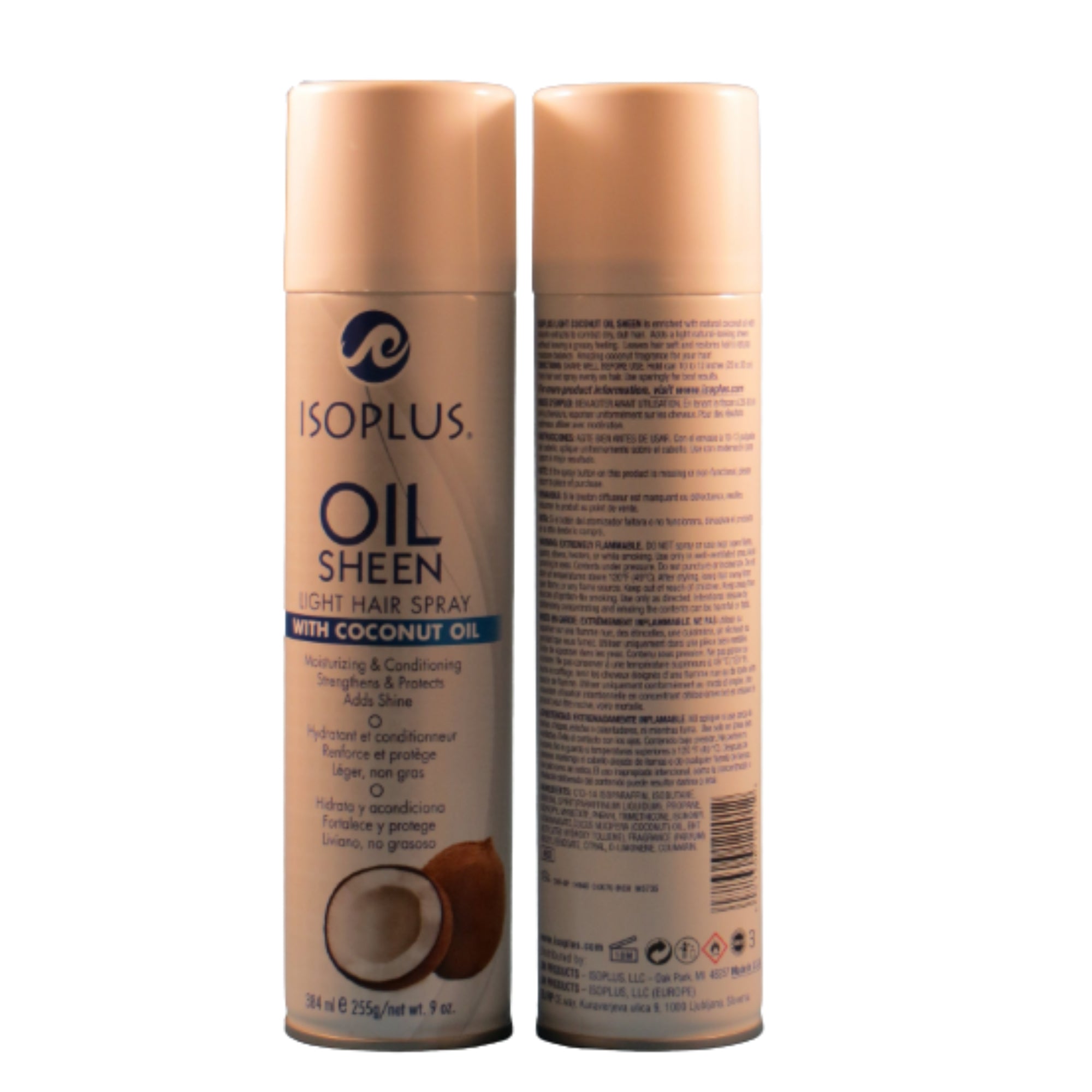 Isoplus Oil Sheen Lt Coconut | Beauty Supply
