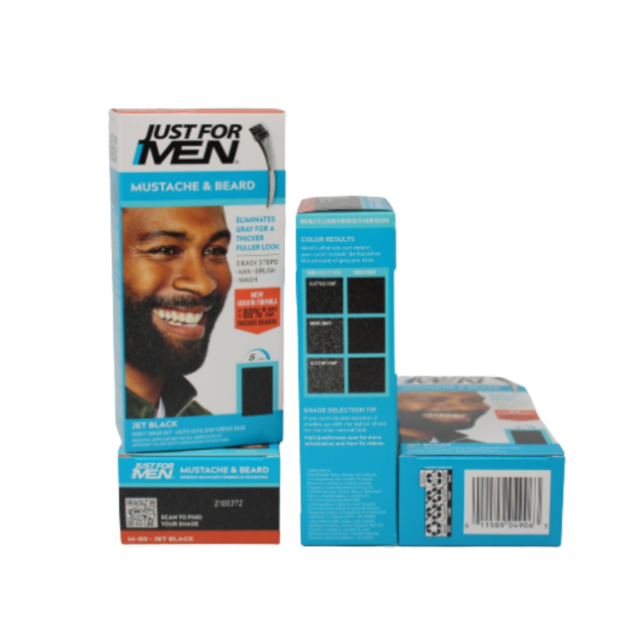 Just For Men Mustache & Beard- Jet Black | Beauty Supply