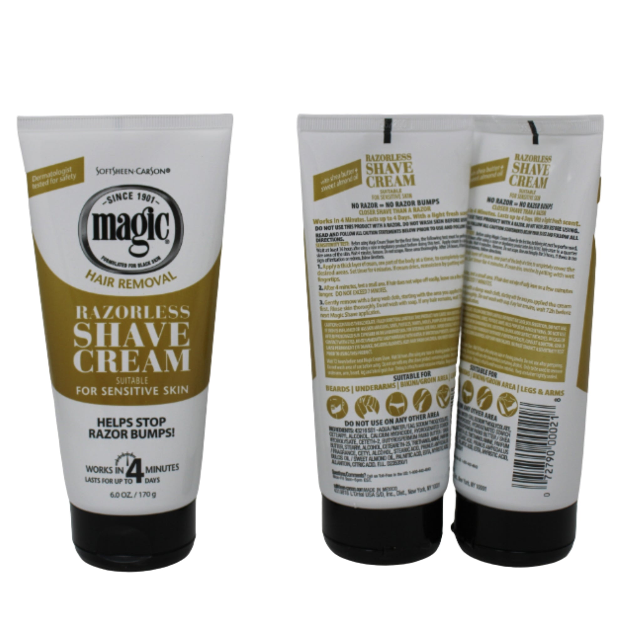 Magic Razorless Shave Cream Smooth Bald | Beauty Supply