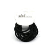 EDEN BLACK ELASTIC PONYTAIL HOLDERS #63021